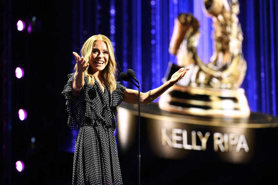 D23: THE ULTIMATE DISNEY FAN EVENT PRESENTED BY VISA – KELLY RIPA at the DISNEY LEGENDS AWARDS CEREMONY at D23: The Ultimate Disney Fan Event on Sunday, August 11, 2024. (The Walt Disney Company)