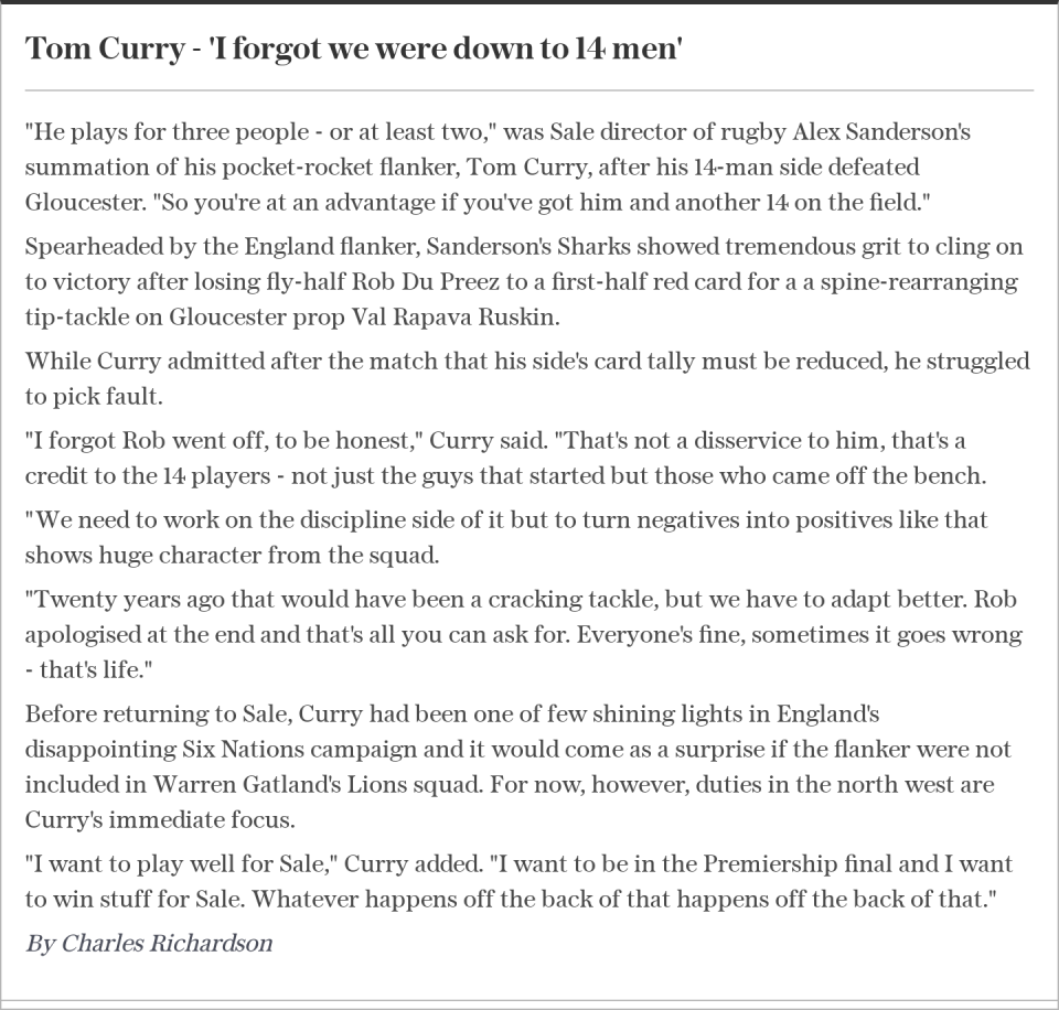 Curry quotes