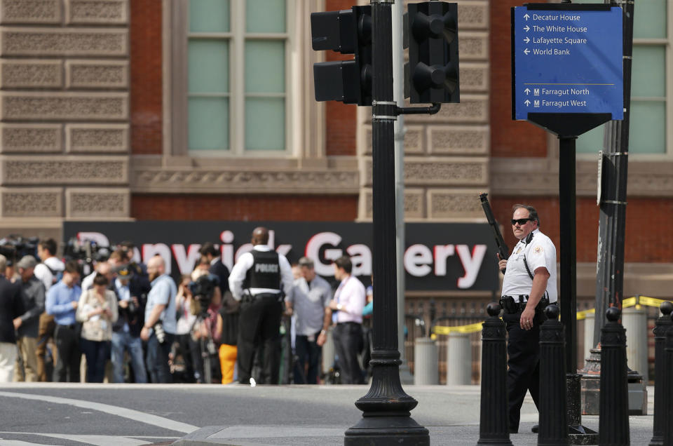 White House on lockdown after report of nearby shooting