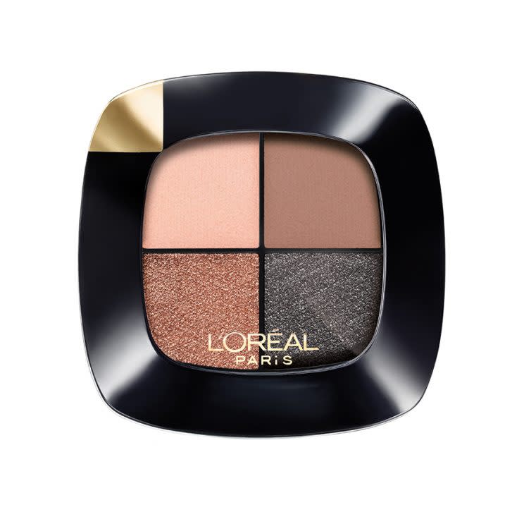 This eyeshadow quad from L'Oréal contributed to J.Lo's sultry eye look last night