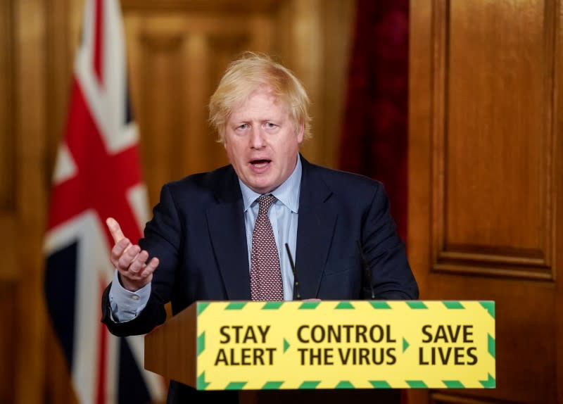 UK government daily briefing on coronavirus updates