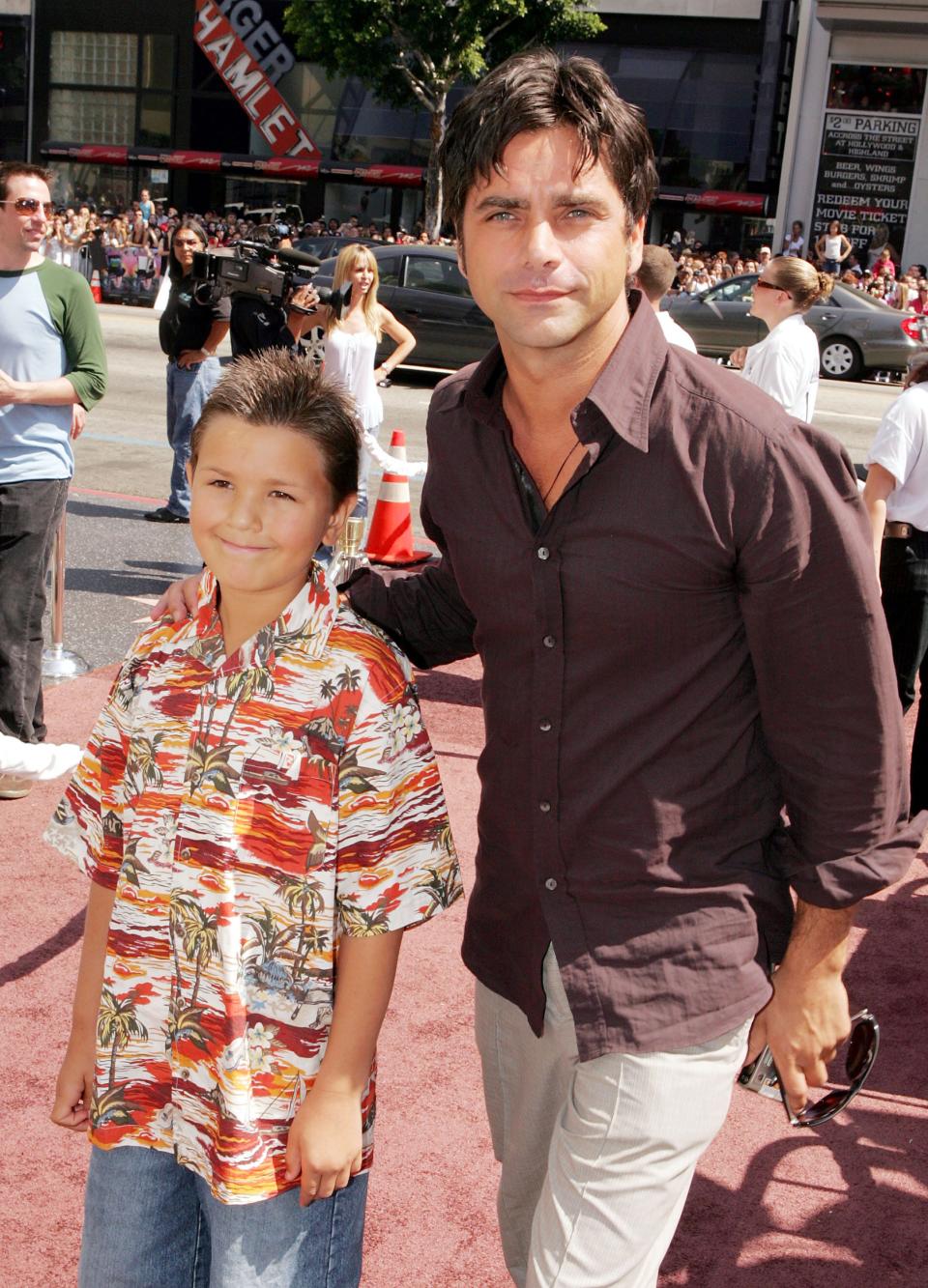 John Stamos with his nephew