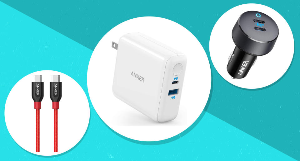 Save big on Anker smartphone and laptop accessories. (Photo: Amazon)