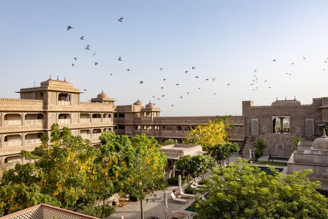 <p>Aparna Jayakumar</p> Early morning at Six Senses Fort Barwara.