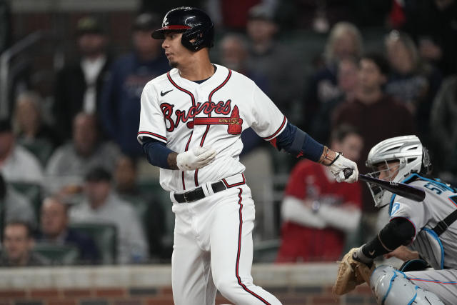 Grissom drives in go-ahead run as Braves rally past Marlins