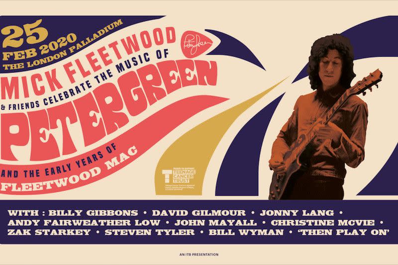 mick fleetwood friends peter green tribute video Mick Fleetwood, David Gilmour, Billy Gibbons, Noel Gallagher Honor Peter Green at Massive Tribute Concert: Watch