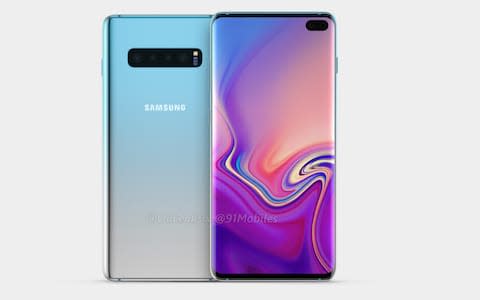 Samsung Galaxy S10 Plus - Credit: OnLeaks