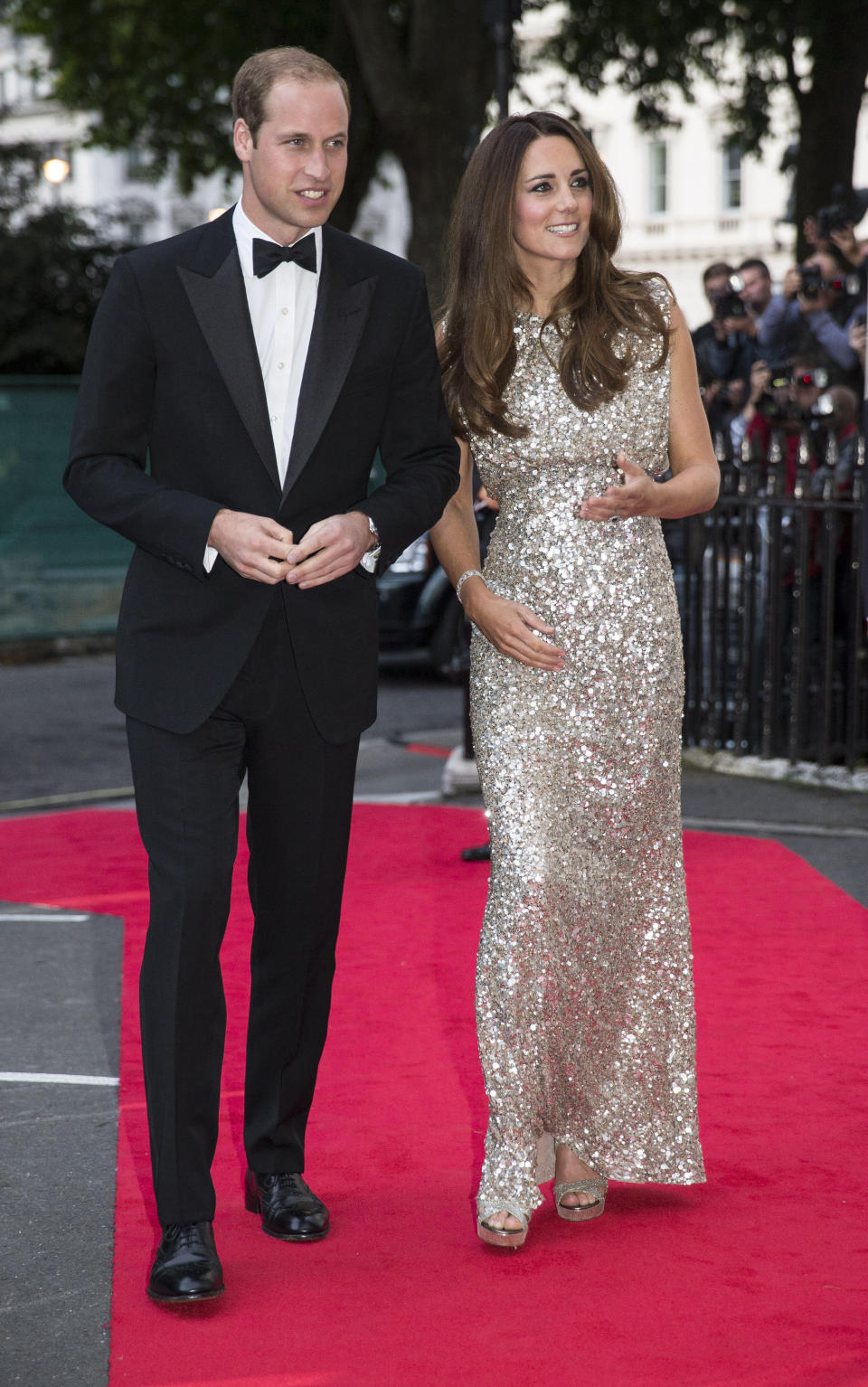 The Duke and Duchess of Cambridge at the Tusk Conservation Awards in 2013 (PA)