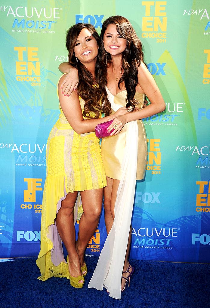 Selena Gomez Demi Lovato Teen Choice Awards