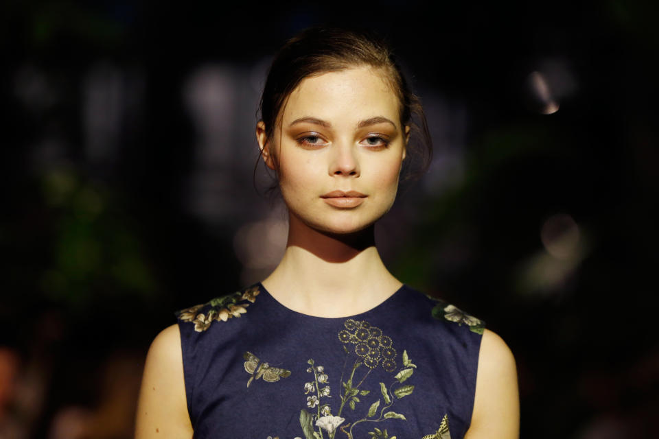 Lena Hoschek zeigt ihre Herbst-/Winterkollektion 2018/19 im Botanischen Garten Berlin. (Bild: Getty Images)