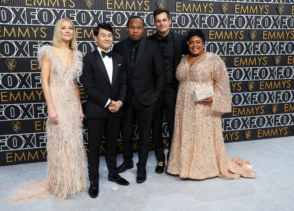 Desi Lydic, Ronny Chieng, Roy Wood, Jr., Michael Kosta, and Dulcé Sloan