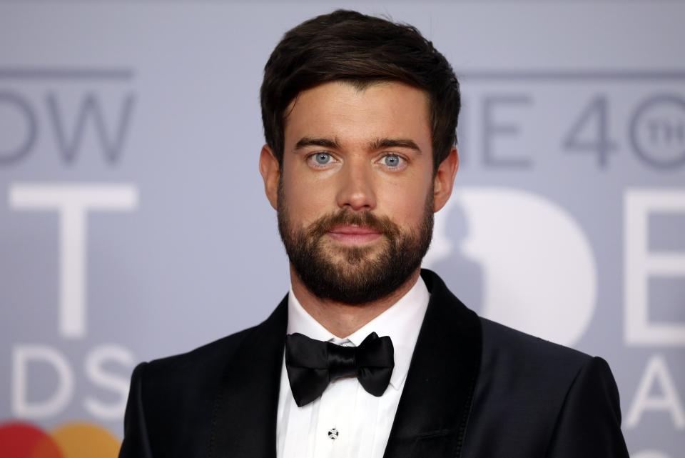 Jack Whitehall poses for photographers upon arrival at Brit Awards 2020 in London, Tuesday, Feb. 18, 2020.(Photo by Vianney Le Caer/Invision/AP)