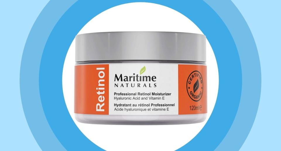 Maritime Natural's top-rated retinol cream is on sale through Amazon. 