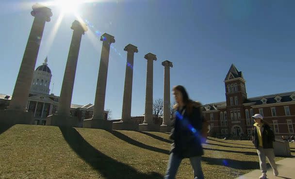 PHOTO: Students on the University of Missouri campus. (ABC News)
