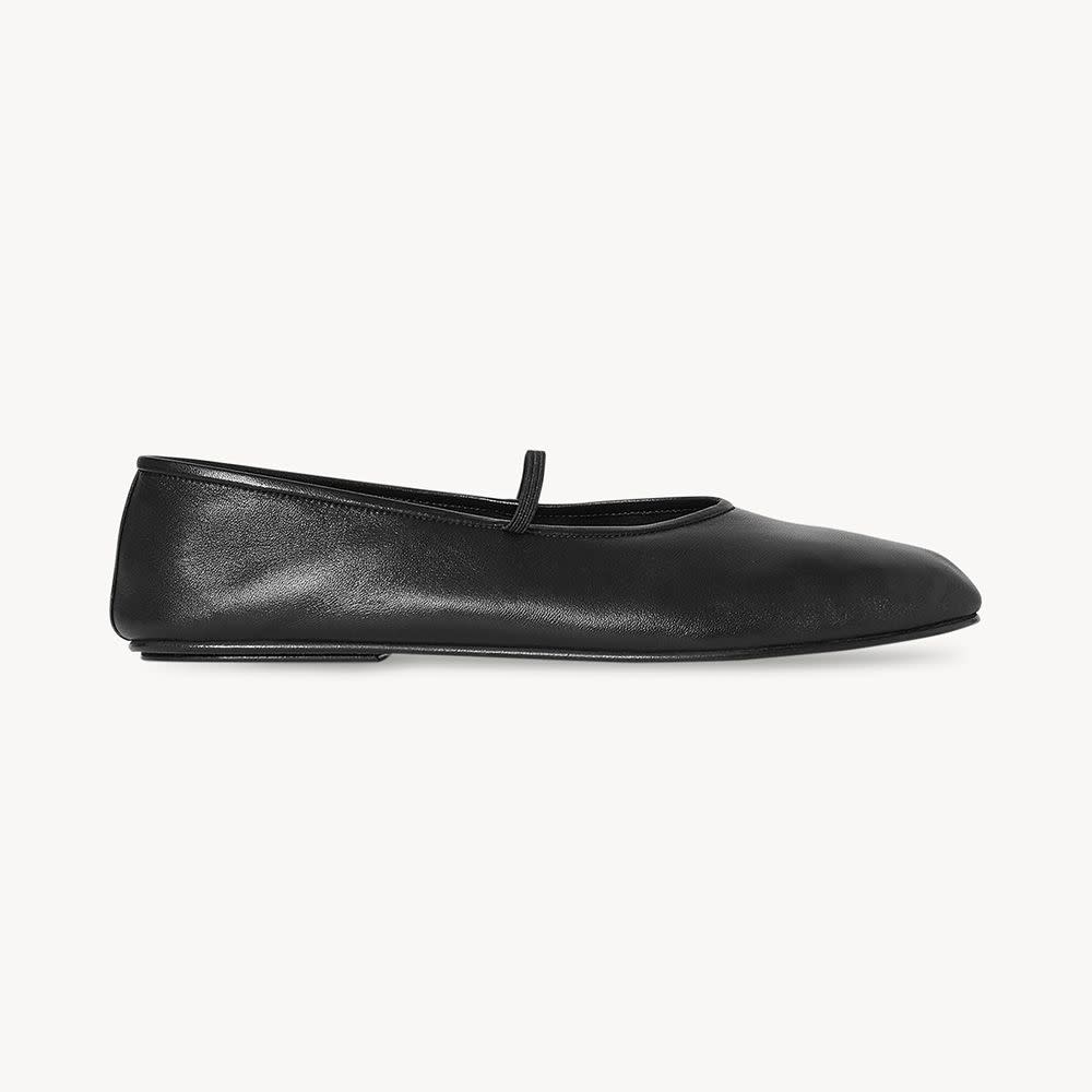 <p><a href="https://go.redirectingat.com?id=74968X1596630&url=https%3A%2F%2Fwww.fwrd.com%2Fproduct-the-row-elastic-ballet-flats-in-black%2FTERX-WZ70%2F%3Fd%3DWomens%26currency%3DUSD%26countrycode%3DUS%26gad_source%3D1%26gclid%3DCjwKCAjw8diwBhAbEiwA7i_sJS7pA1e8CuObJngUoNLChDDJEnMF9kqCC8UhVnPxDzQHXYQOz_ADzBoCJTcQAvD_BwE%26gclsrc%3Daw.ds&sref=https%3A%2F%2Fwww.elle.com%2Ffashion%2Fshopping%2Fg60481187%2Fmost-comfortable-ballet-flats%2F" rel="nofollow noopener" target="_blank" data-ylk="slk:Shop Now;elm:context_link;itc:0;sec:content-canvas" class="link rapid-noclick-resp">Shop Now</a></p><p>Elastic Ballet Flats</p><p>FWRD</p><p>$820.00</p>