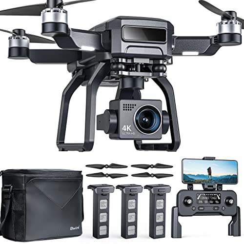 Heygelo S90 Drone with Camera for Adults, 1080P HD Mini FPV Black