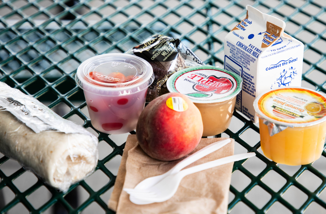 A  full meal offering as part of the 2023 Herkimer Summer Lunch Program.