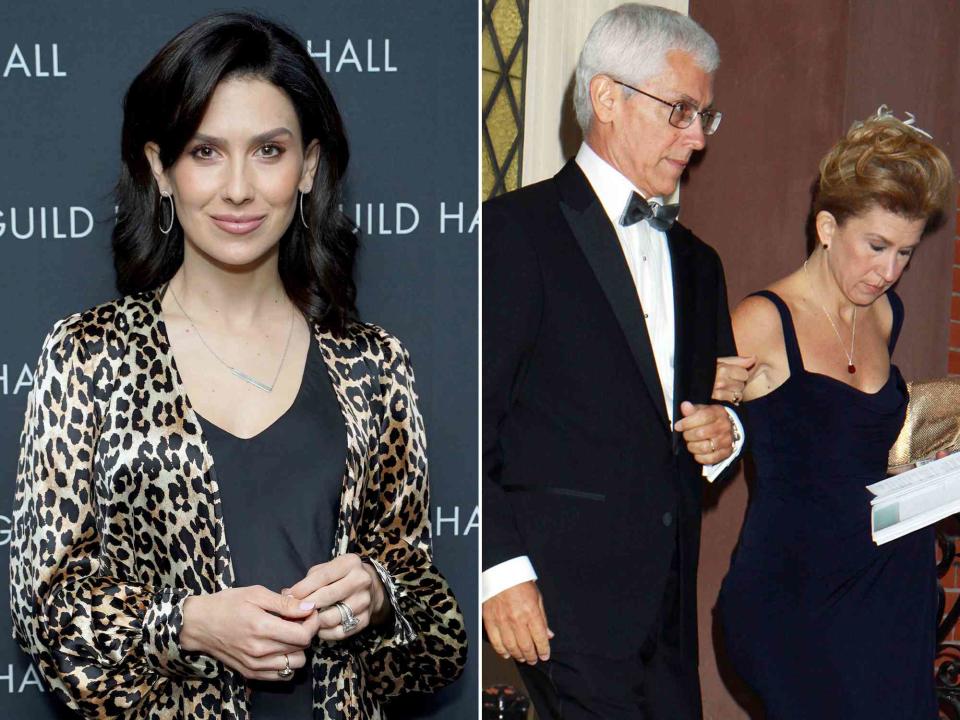 <p>Sean Zanni/Patrick McMullan/Getty ; WENN Rights Ltd / Alamy</p> Hilaria Baldwin attends Guild Hall Academy Of The Arts Achievement Awards 2020 on March 03, 2020 in New York City. ; David Thomas Jr. and Kathryn Hayward at New York University