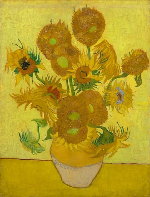 Sunflowers (1889), by Vincent Van Gogh - Credit: Van Gogh Museum, Amsterdam (Vincent van Gogh Foundation)