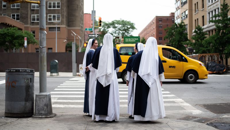 The Sisters of Life are a Catholic community of nuns that run a pregnancy center in New York.