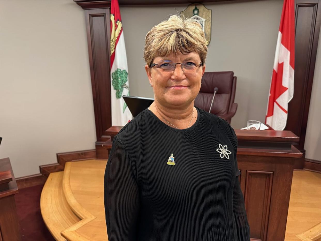 Barb Gallant is serving her first term as a councillor in Summerside, having been elected in November 2022. (Aaron Adetuyi/CBC - image credit)