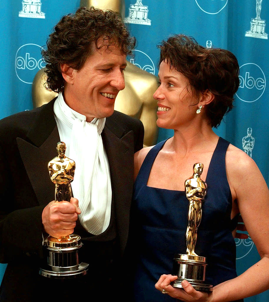 Geoffrey Rush and Frances McDormand