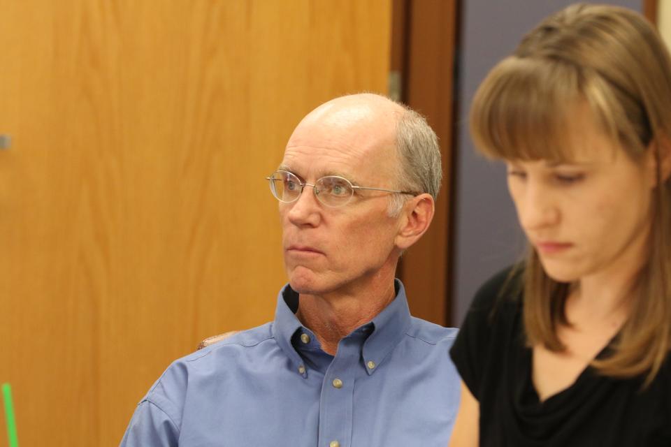 Ken Dugan, an attorney for the Carlsbad Irrigation District, attends a board meeting with the District, March 11, 2020 in Carlsbad.