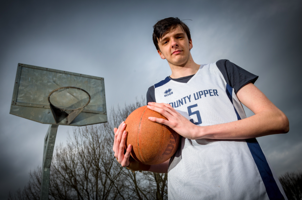 <em>The 16-year-old has been picked for the Welsh national basketball team (SWNS)</em>