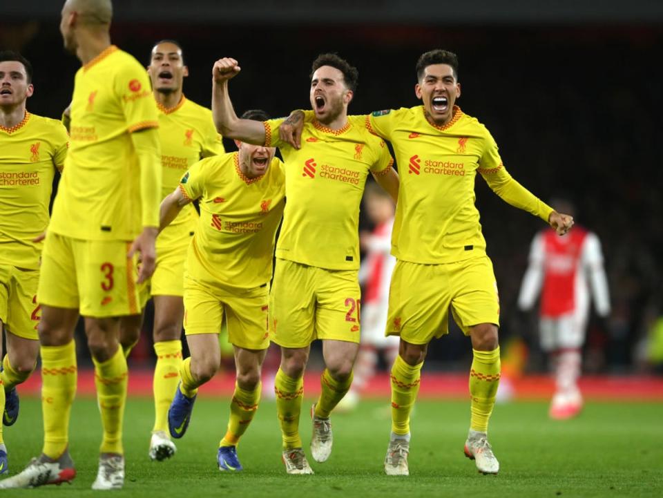 Jota scored against Arsenal when Salah was at AFCON in 2022 (Getty Images)