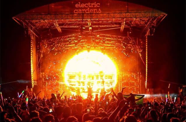 116 people required medical treatment at the Electric Gardens music festival, with three people taken to hospital for further treatment during the event for drug-related health issues. Electric Gardens/Instagram