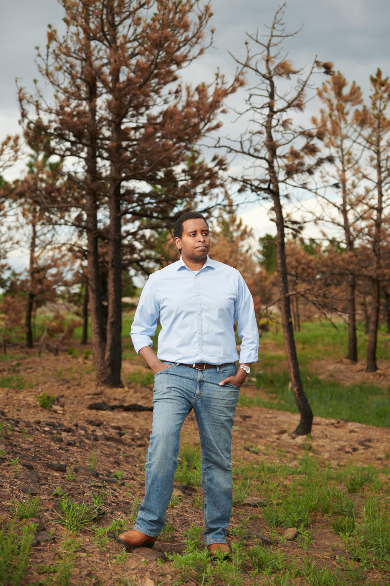 Rep. Joe Neguse photographed in Colorado