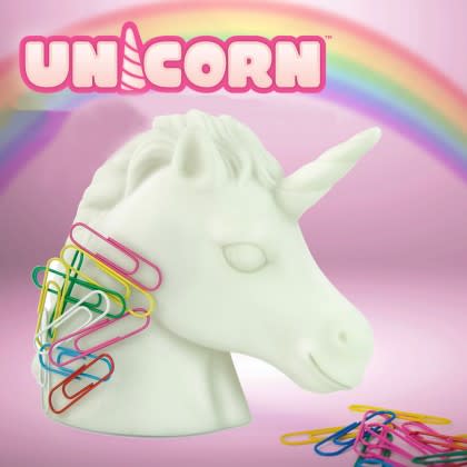 Un porte-trombone licorne magnétique