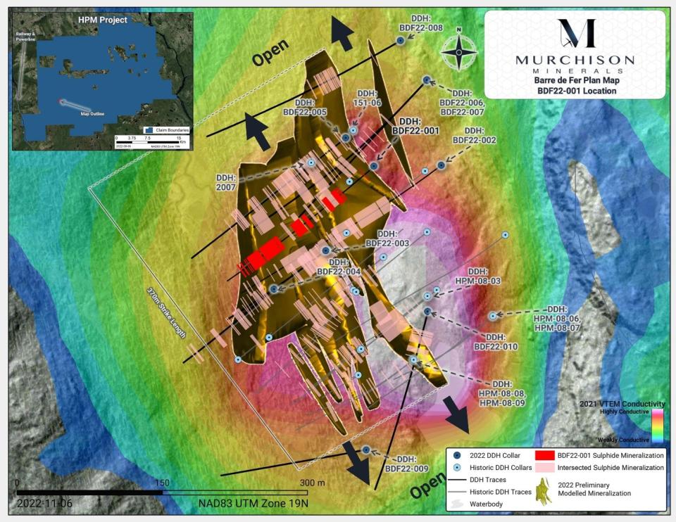 Murchison Minerals Ltd., Sunday, November 13, 2022, Press release picture