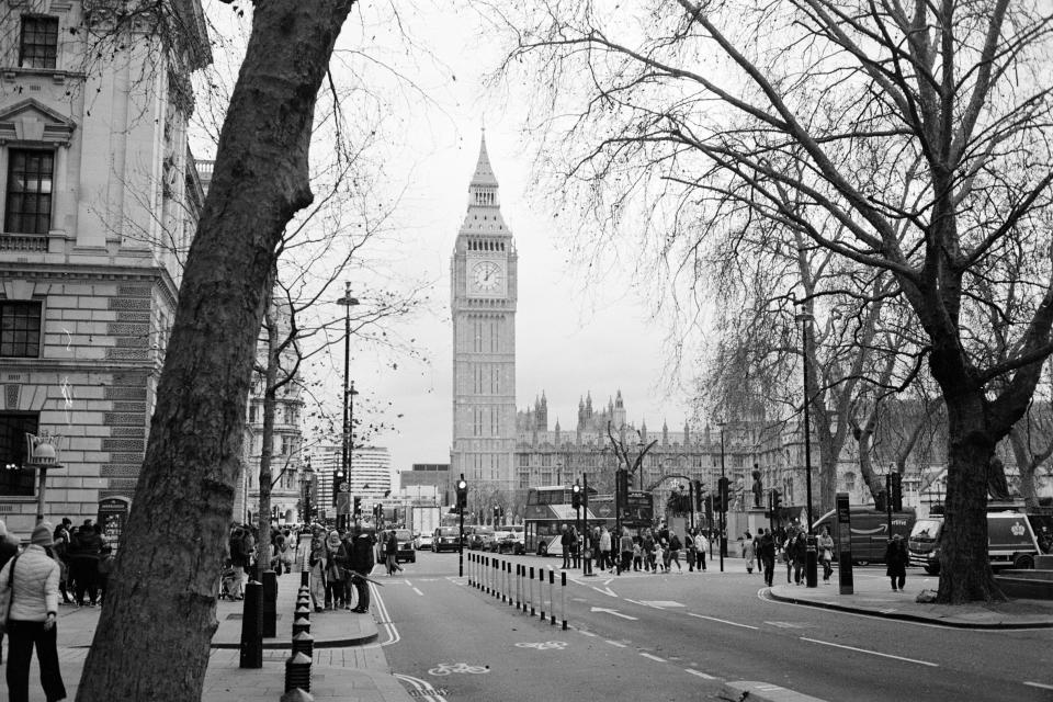 Big Ben in London taken on Ilford XP2 Super 35mm film