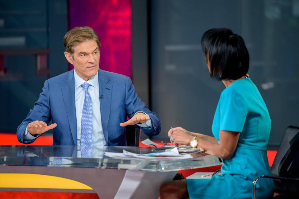 Dr. Oz and host Harris Faulkner on Fox News' "Outnumbered Overtime"