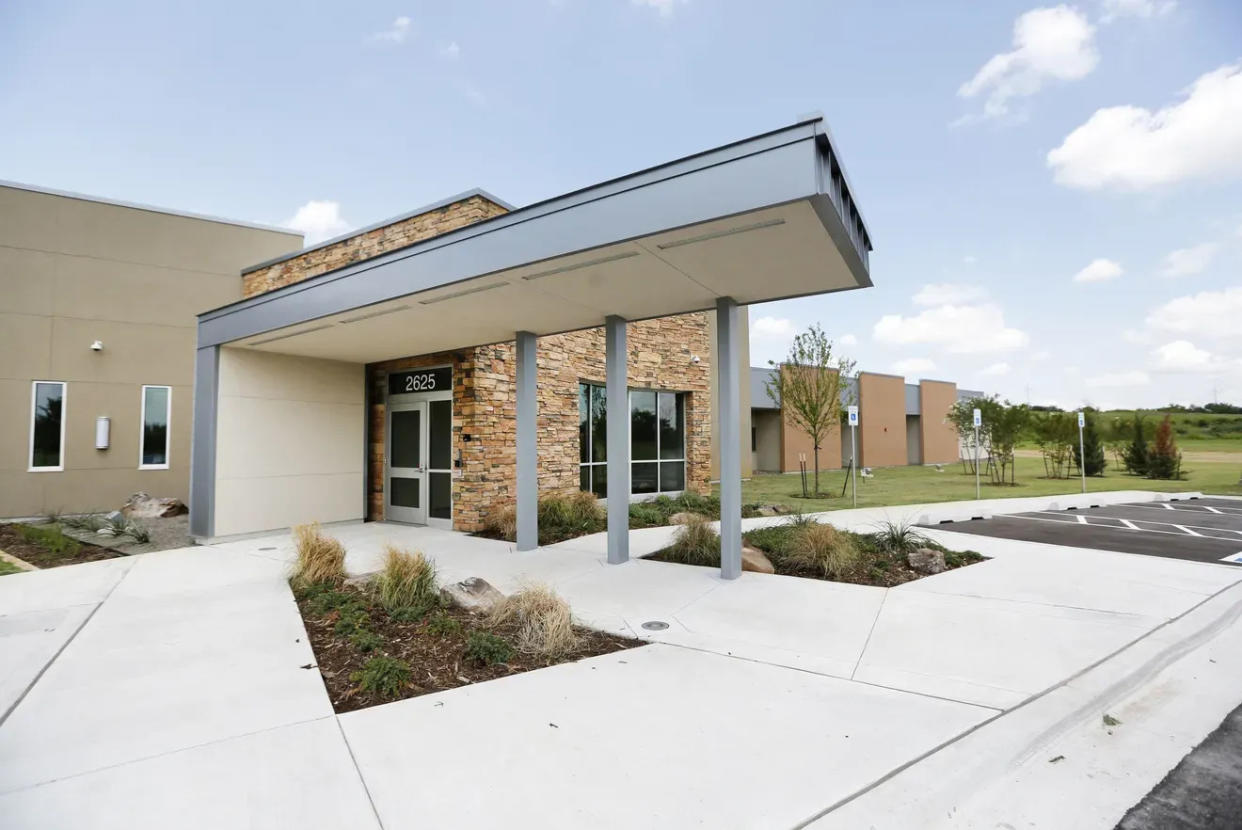 The Oklahoma County Crisis Center at 2625 General Pershing Blvd. in Oklahoma City, opened in 2013. Police said a man died Tuesday night outside the crisis center after officers had taken him to the facility during what they described as a "medical episode."