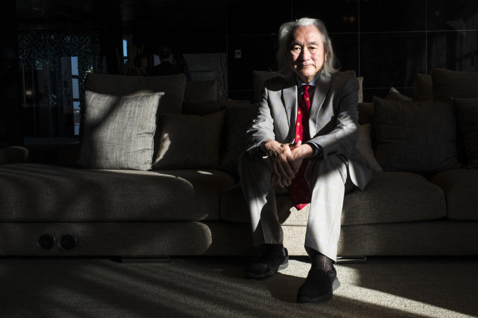 Dr. Michio Kaku at the 2019 Ufology World Congress in Barcelona, Spain. Photo: José Colon for Yahoo News) 