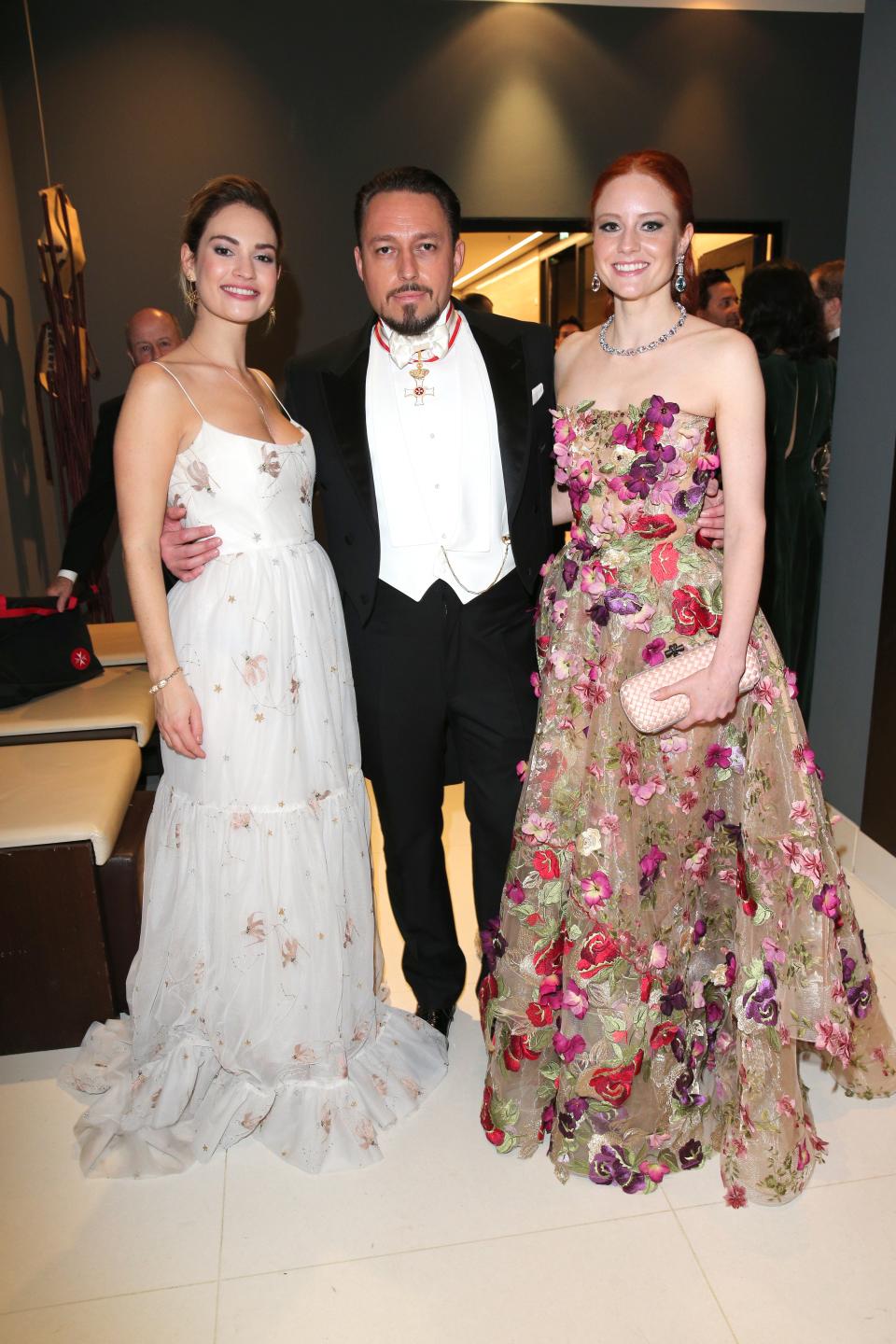 Lily James, Klemens Hallmann & Barbara Meier