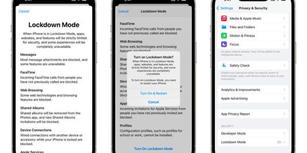 Apple anuncia modo especial de bloqueo en iOS 16, con seguridad extrema anti ciberataques