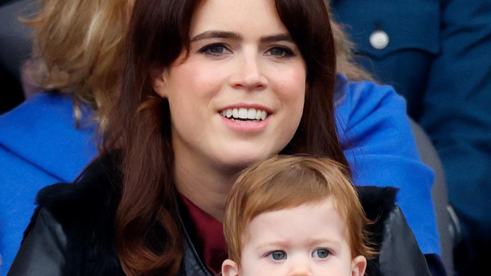 Princess Eugenie and her son August Brooksbank attended the Platinum Pageant