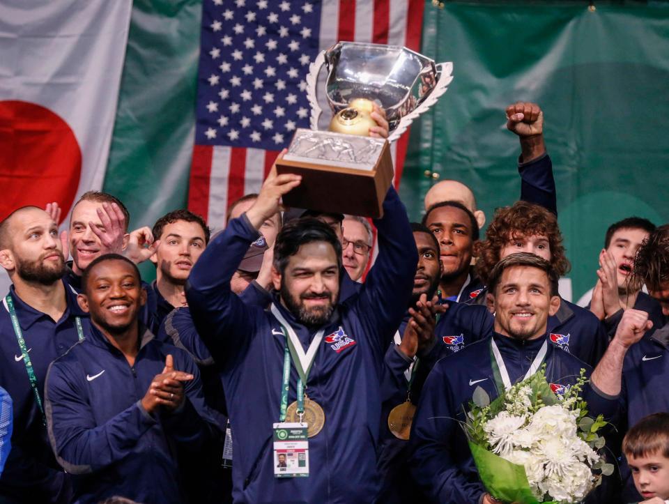 Team USA won the 2018 Wrestling World Cup when it was held in Iowa City. The World Cup returns this weekend to Xtream Arena in Coralville.
