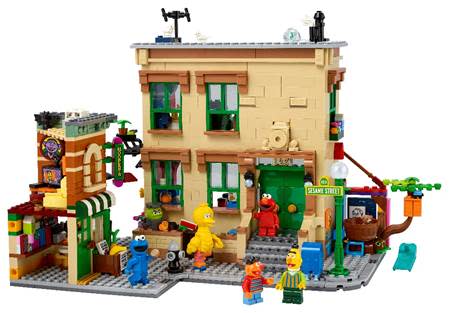 123 Sesame Street Set by LEGO. (Image via LEGO)