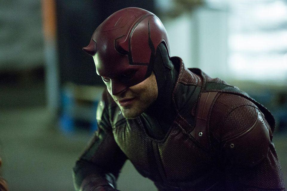 Charlie Cox as Daredevil in the Netflix series of the same name