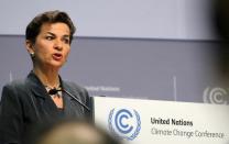 Christiana Figueres, Executive Secretary of the United Nations Framework Convention on Climate Change (UNFCCC) speaks during the opening ceremony of the Bonn Climate Change Conference in Bonn, western Germany, on May 16, 2016