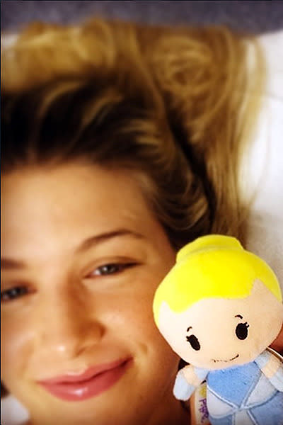 <p>'Fan gave me Cinderella. I like to think he gave me a doll version of myself #princess #chillinonthemassagetable'</p>