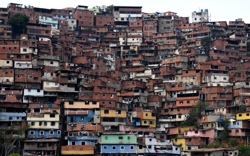 Petare neighbourhood in eastern Caracas - FEDERICO PARRA /AFP
