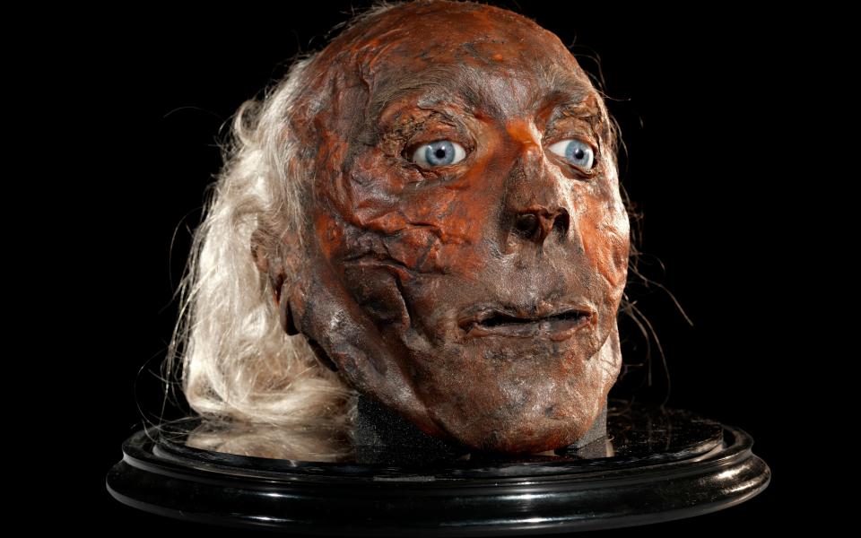 Jeremy Bentham's head  - Copyright 2010, University College London