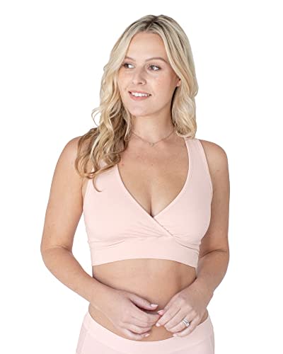 Kindred Bravely Extra Soft Organic Cotton Wireless Nursing & Maternity  Sleep Bra - Beige, Medium-Busty