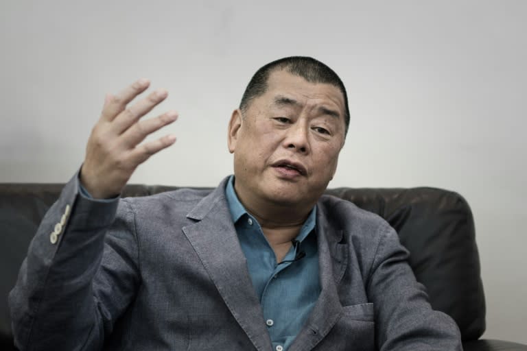 Media tycoon Jimmy Lai's office and home were firebombed in January