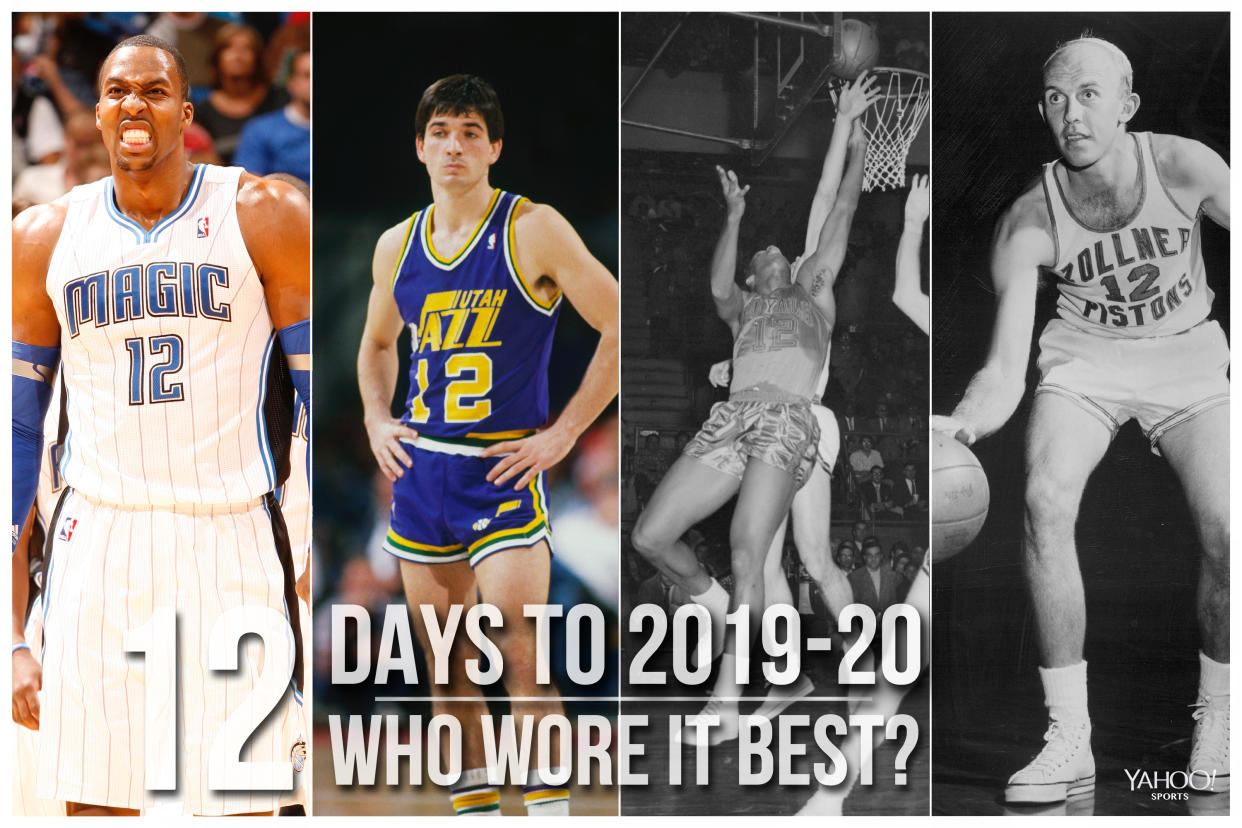 Which NBA player wore No. 12 best?